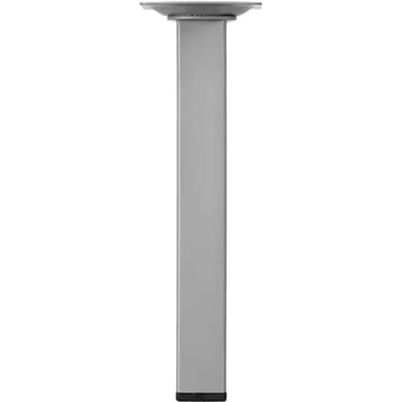 Duraline Meubelpoot Vierkant Staal 2,5x2,5x20cm Grijs