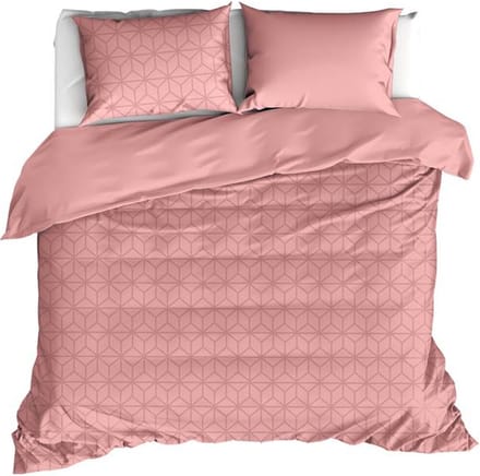 De Witte Lietaer Skyscraper Dekbedovertrek - Extra breed - 260x200/240 cm - Blush