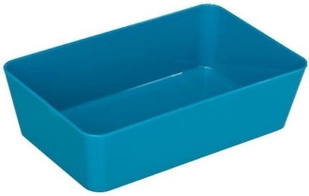 Opbergmand Wenko Candy Kunststof Petrol 6x14x22cm