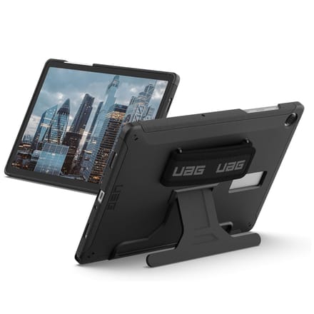 UAG Scout Backcover Handstrap geschikt voor Samsung Galaxy Tab A11 Plus / A9 Plus - Zwart