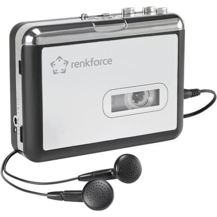Renkforce RF-CP-170 Cassettedigitaliseerder Incl. hoofdtelefoon