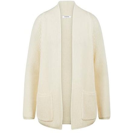 Vest lange raglanmouwen Van Peter Hahn wit