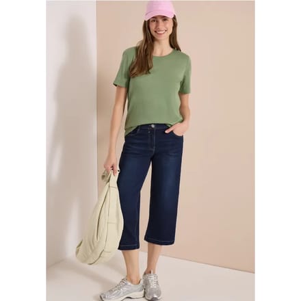 3/4 Wide Legs jeans in Loose Fit