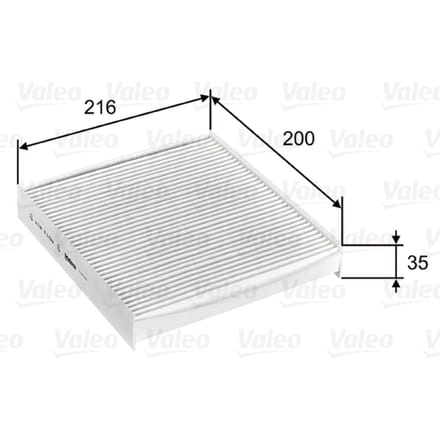 Cabinefilter VALEO ESSENTIAL VALEO 715746