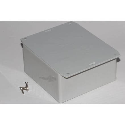 Hammond Electronics 1591UF2SGY Universele behuizing 120 x 120 x 59 ABS Grijs 1 stuk(s)