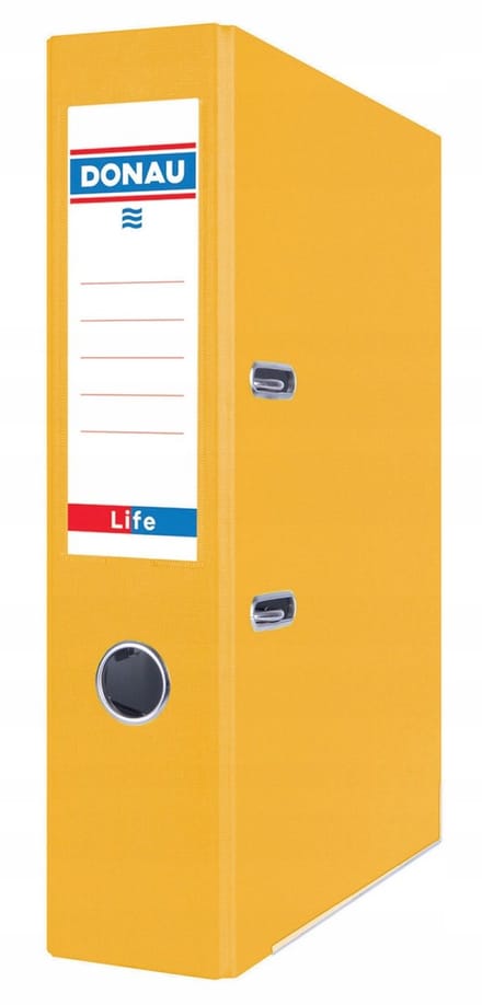 Donau Life Ringbandkaart A4/75mm Neon Geel