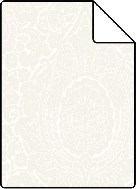 Proefstaal Origin Wallcoverings behang ornamenten bloesemwit - 26,5 x 21 cm - 345425-S