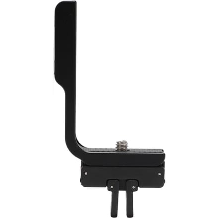 Horizontale Actie Mount 90 Graden Schakelen Aluminiumlegering Verticale Beugel Adapter Camera L black