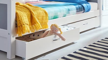 Flexworld Opbergladen voor Kinderbed en Sofabed - Wit - Set van 2