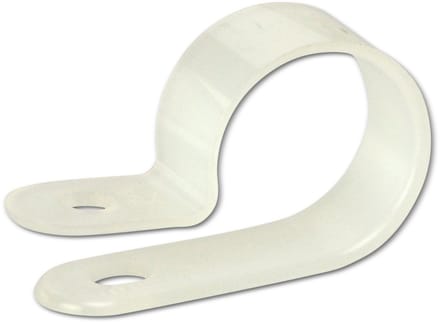 KSS kabelklem van polyamide 6.6, natuur, bundeldiameter 19,4, bevestigingsgat 4,8, 1 stuk