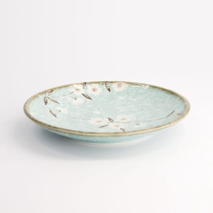 Tokyo Design Studio - Light Blue Sakura - Bord - Lichtblauw - Ø19,5 cm