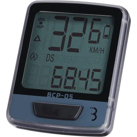 BBB Cycling Fietscomputer Bedraad - Kilometerteller Fiets - 7 functies - Snelheidsmeter Fiets - Zwart/Zilver - DashBoard 7 BCP-05