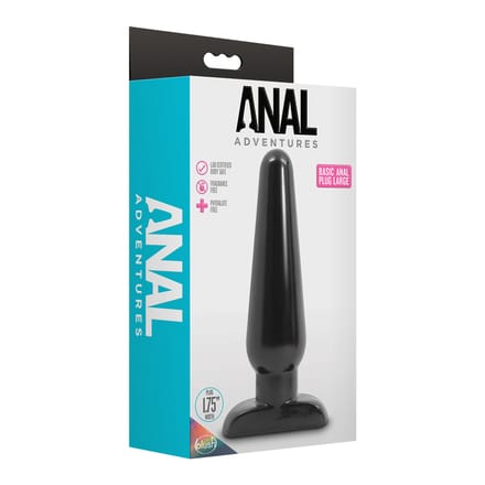 'Anal Adventures - Basic Anal Plug Large', 10,8 cm'