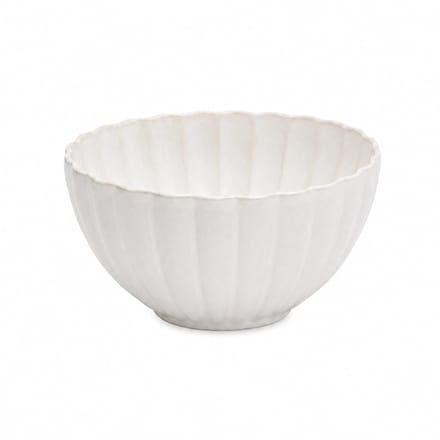 Lavandoux - Dessertschaaltjes - Geschulpte - Ø 13 cm - Gebroken Wit - Set van 4