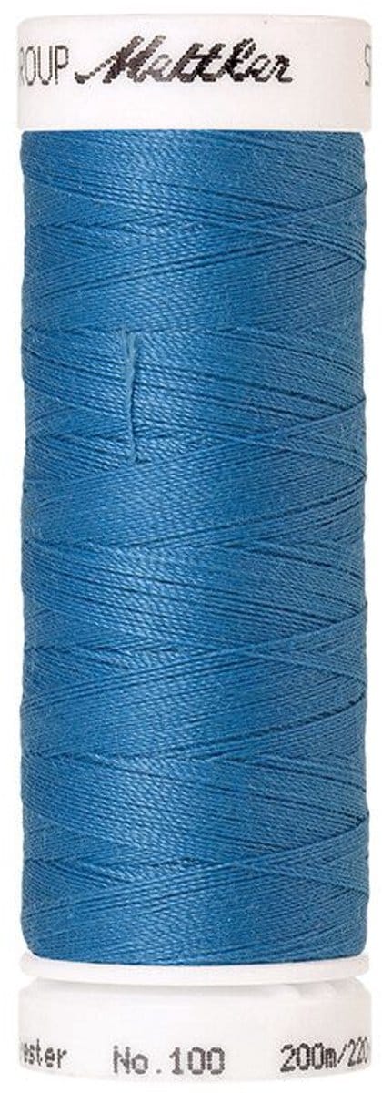 Amann Mettler Seralon Naaigaren – Reef Blue (0338) – 200 m – No. 100 – 100% Polyester – Per Stuk