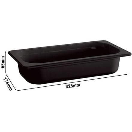 GGM Gastro (6 Stück) Melamin-Behälter GN 1/3 - ECOLINE - 2 Liter - Höhe: 65mm