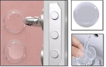 Gadgetpoint - Deurstopper - Zelfklevende Deurbescherming - Muurbescherming - 1 stuk - Transparant