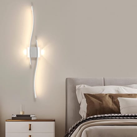 Haobosic Geometrisch - Wandlamp - Wit 89x14cm - 27W Neutraal Licht - 220V