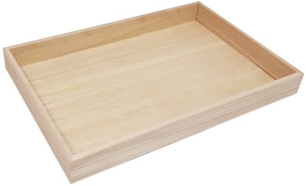 Houten Frame recht 23,7x15,5x2,9cm 23,7x15,5x2,9cm paulownia (05-24)