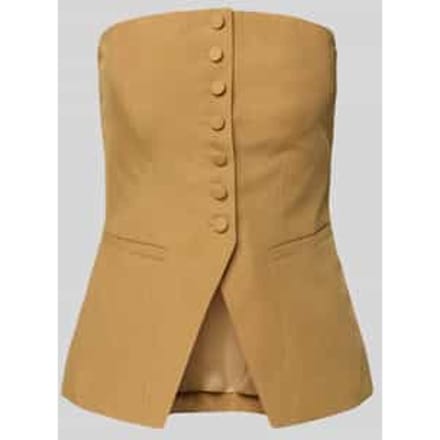 Bandeautop met doorknoopsluiting
