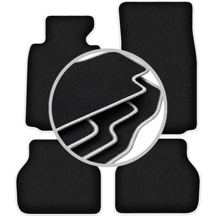 CARLUX-SILVER automatten voor: BMW 5 E39 sedan, stationwagen, touring (1996-2004)