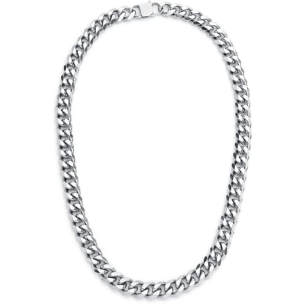 etNox hard and heavy Halsketting - Panzerkette - voor Mannen - zilverkleurig