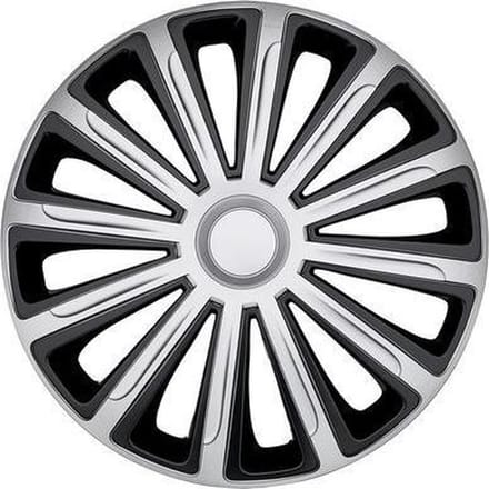 Car Plus Wieldoppen Alaska 14 Inch Abs Zilver/zwart Set Van 4