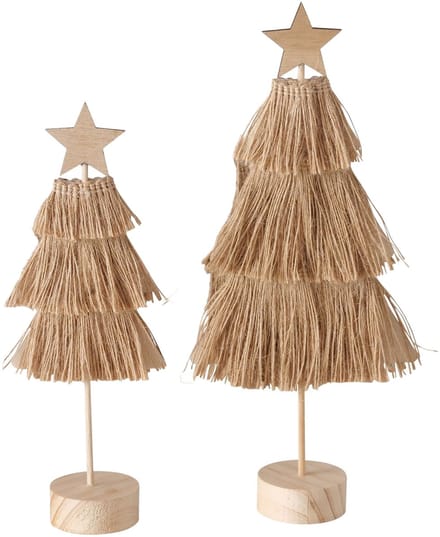 B./2 set van 2 decoratieve statieven Zhorah H 24,00 & 29,00 cm - 2027063