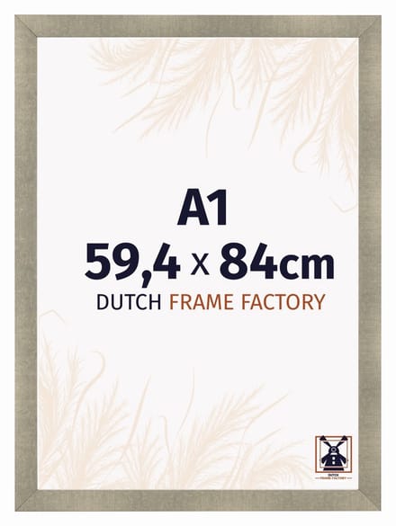 Fotolijst A1 59,4x84 cm - MDF - Goud Antiek - Praag