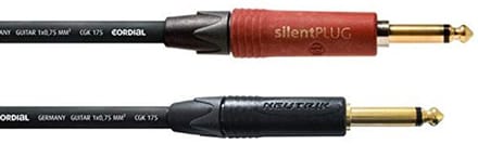 Cordial CSI 9 PP-METAL-SILENT instrumentkabel 9 m - Instrumentenkabel