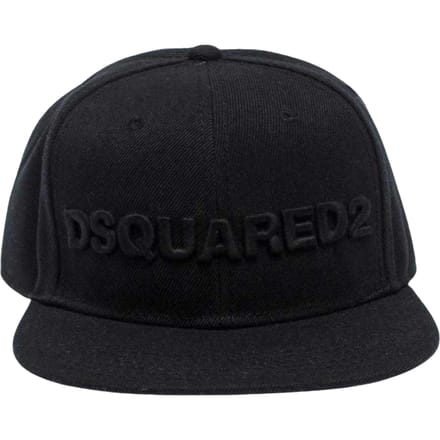 DSquared2 Cap met reliëflogo (Zwart)