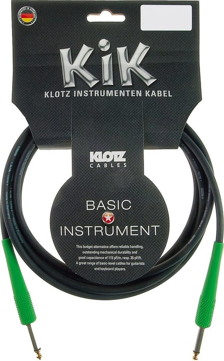 Klotz KIKC3.0PP4 instrumentkabel 3 m - Instrumentenkabel