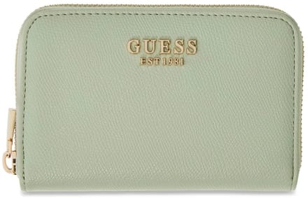 GUESS portemonnee Amorette SLG Zip Around Wallet Pistachio Lichtgroen