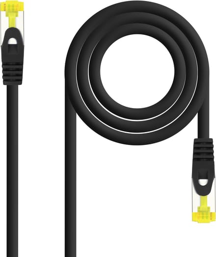 Nanocable 10.20.1900-L25-BK netwerkkabel Zwart 0,25 m Cat6a SF/UTP (S-FTP)