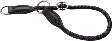 Hunter Sliphalsband Freestyle Rond Zwart - Hondenhalsband - 40 cm