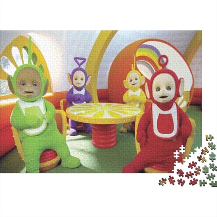 Legpuzzel 1000 Stukjes - Volwassenen Puzzel - Ontspanning Thuis - Hoge Kwaliteit Karton - 75x50 Cm - Teletubbies
