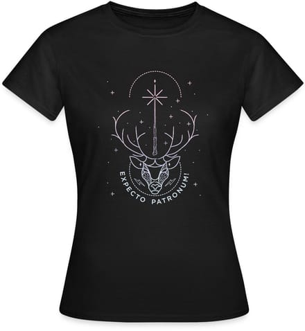 Harry Potter Hert Patronus Expecto Patronum T-Shirt Dames
