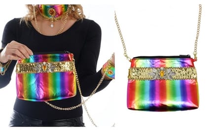Crazy Rainbow Cabaret Handtas