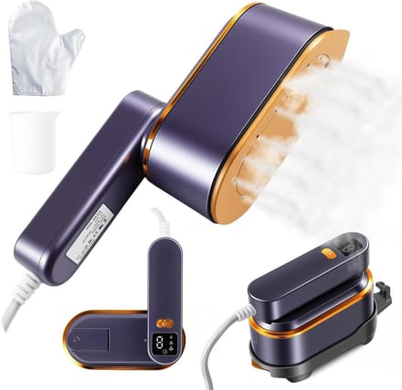 Draagbare Stomer - Handheld Strijkijzer - Kleding Kreukvrij Maken - 4 Stoom Modi - 150 ml Tank - Grijs