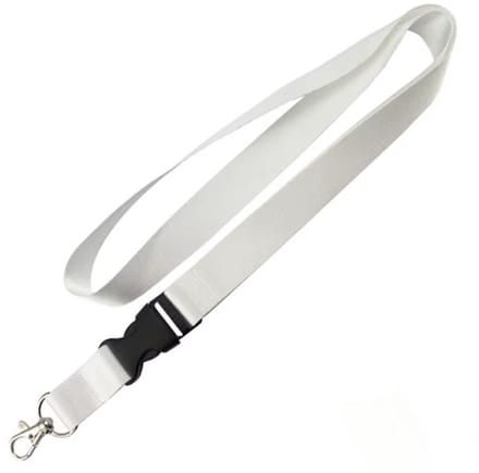 Go Go Gadget - Keycord - Afneembare gesp - Sleutelbos - Sleutelkoord - 1 stuk - Wit
