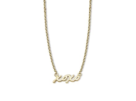 Ketting met XoXo Zilver Gold-Plated XN008G 42-45cm