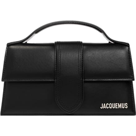 Jacquemus Le Grand Bambino Schoudertas Zilver Logo