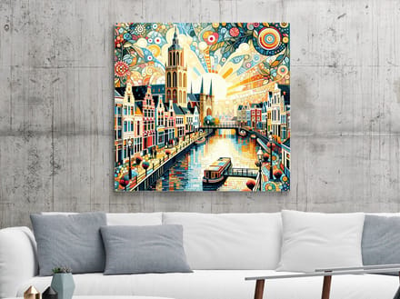 Kunstprint | Wanddecoratie | Forex | 100 × 100 cm