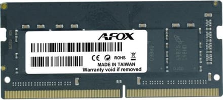 AFOX AFSD48FH1P geheugenmodule 8 GB 1 x 8 GB DDR4 260-pin SO-DIMM