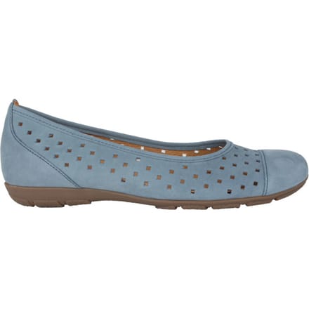 Gabor 64.169.10 - dames ballerina - Blauw - maat 37 (EU) 4 (UK)
