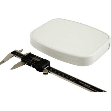 Hammond Electronics 1599TABMGYBAT Universele behuizing 170 x 135 x 27 ABS Grijs 1 stuk(s)