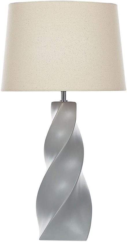 BELAYA - Tafellamp - Lichtbeige - Keramiek