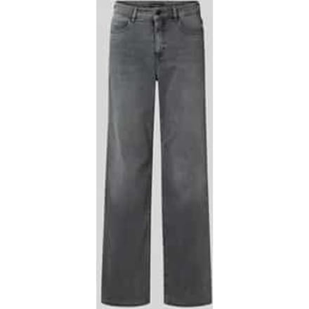 Wide fit jeans in 5-pocketmodel, model 'Melly'
