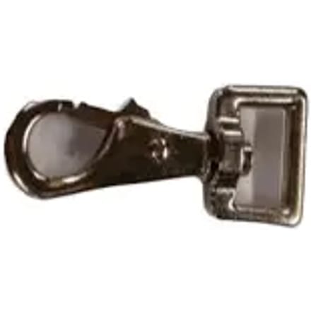 Karabijnhaak voor paard Bucas Nickel plated