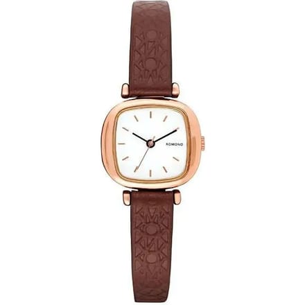 Komono Moneypenny Monogram Auburn W1324 Polshorloge